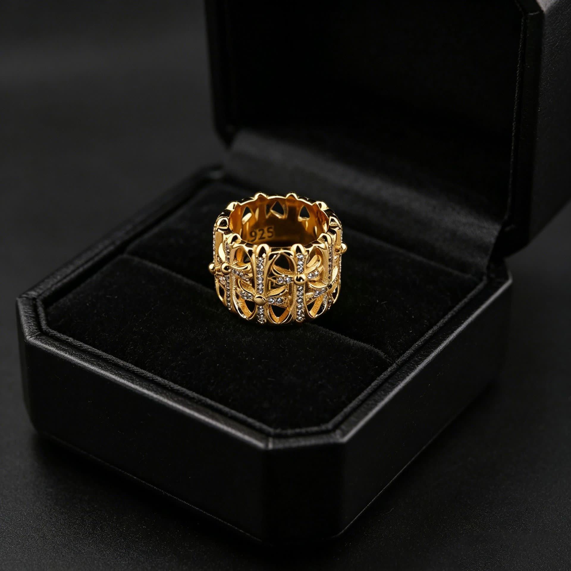 Chrome Hearts Crystalline Ring